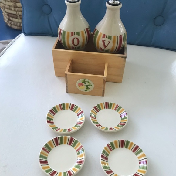 April Cornell Other - COPY - April Cornell oil and vinegar tapas set